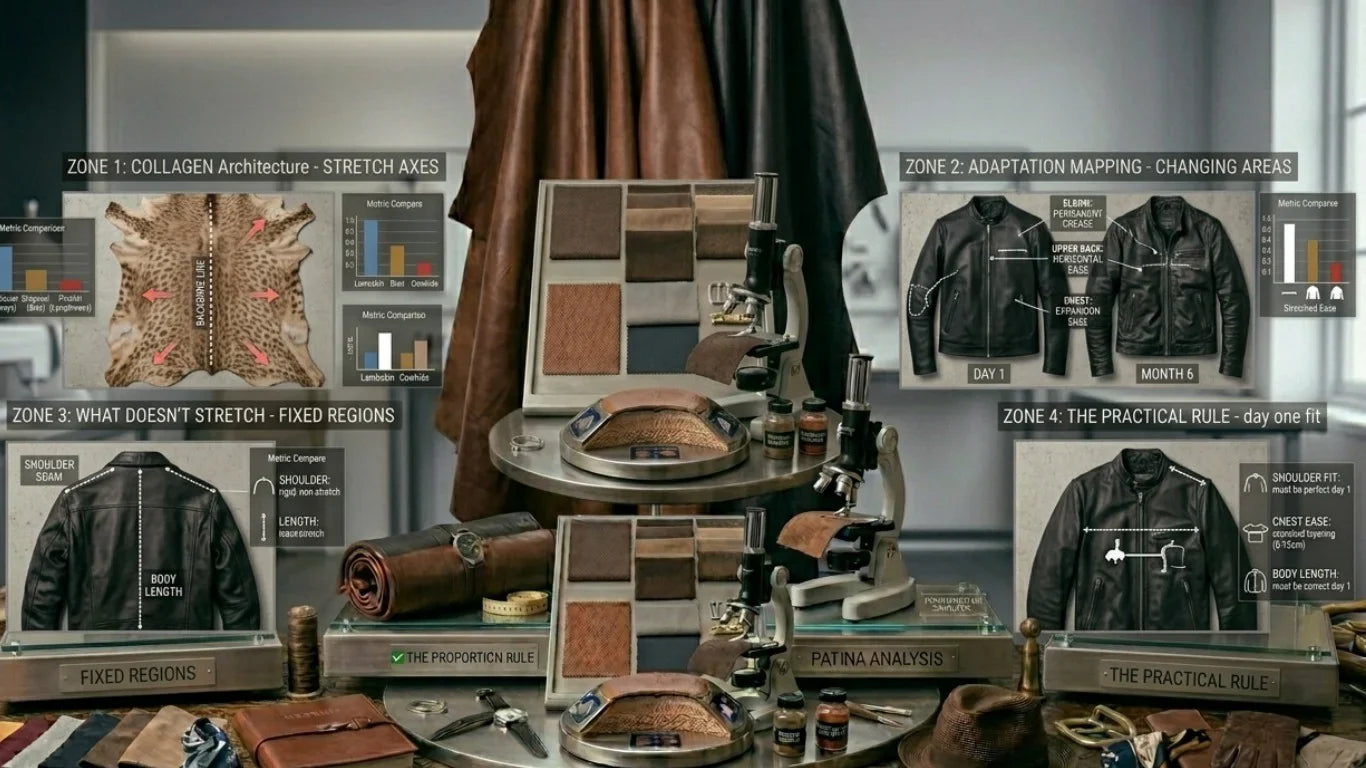 How Animal Hides Stretch and Mold to a Human Body