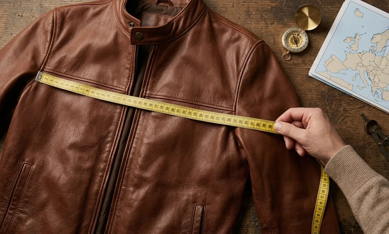 How to Find the Right Leather Jacket Size When Shopping Online from the EU