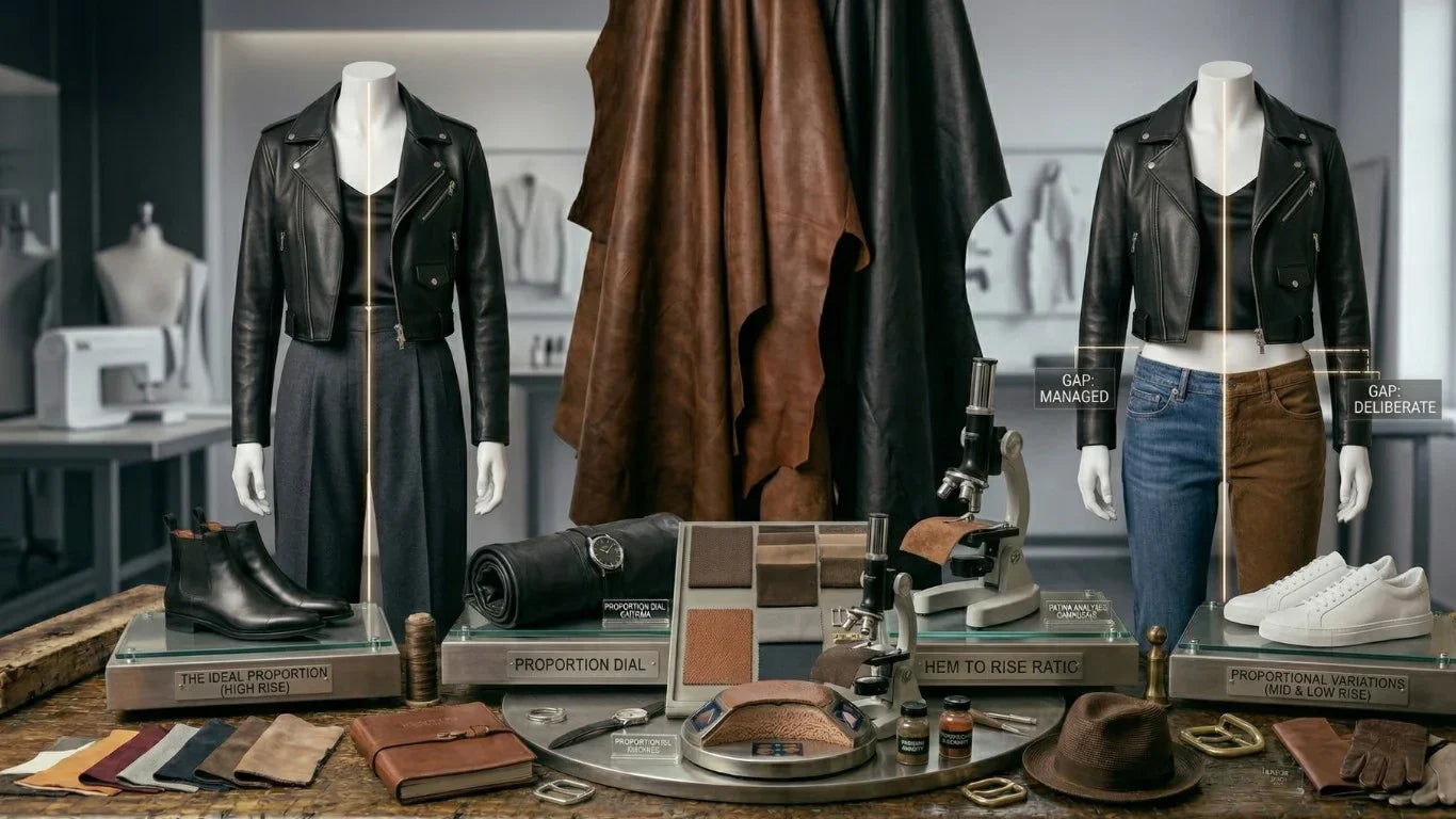 Proportional Dynamics: Balancing Cropped Jackets with Pant Rises