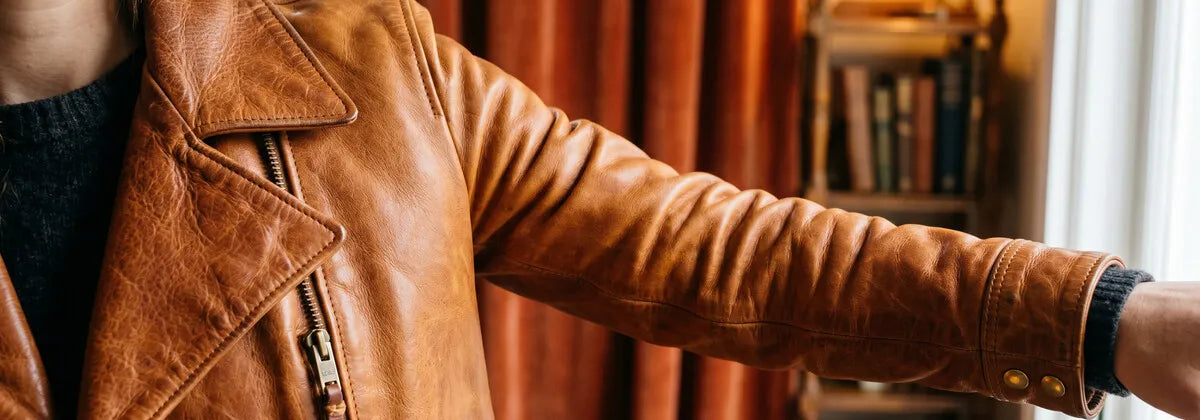 Women's Cognac Leather Jackets