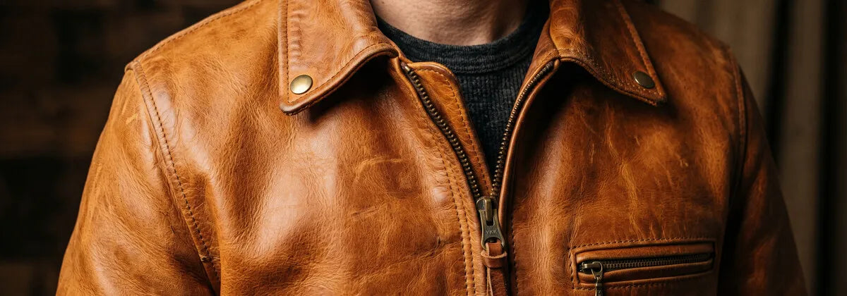 Men's Cognac Leather Jackets