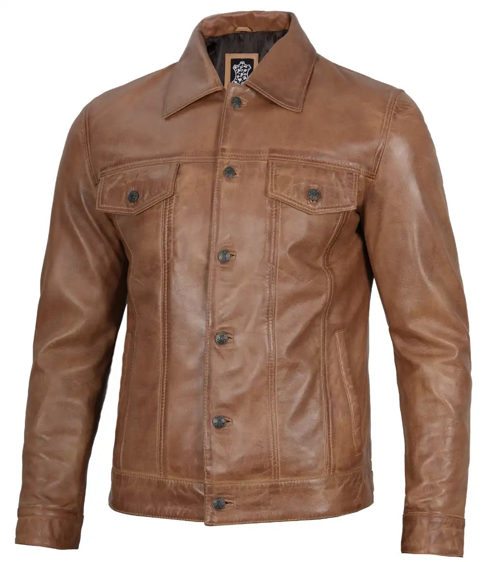 Light Brown Button up Jacket