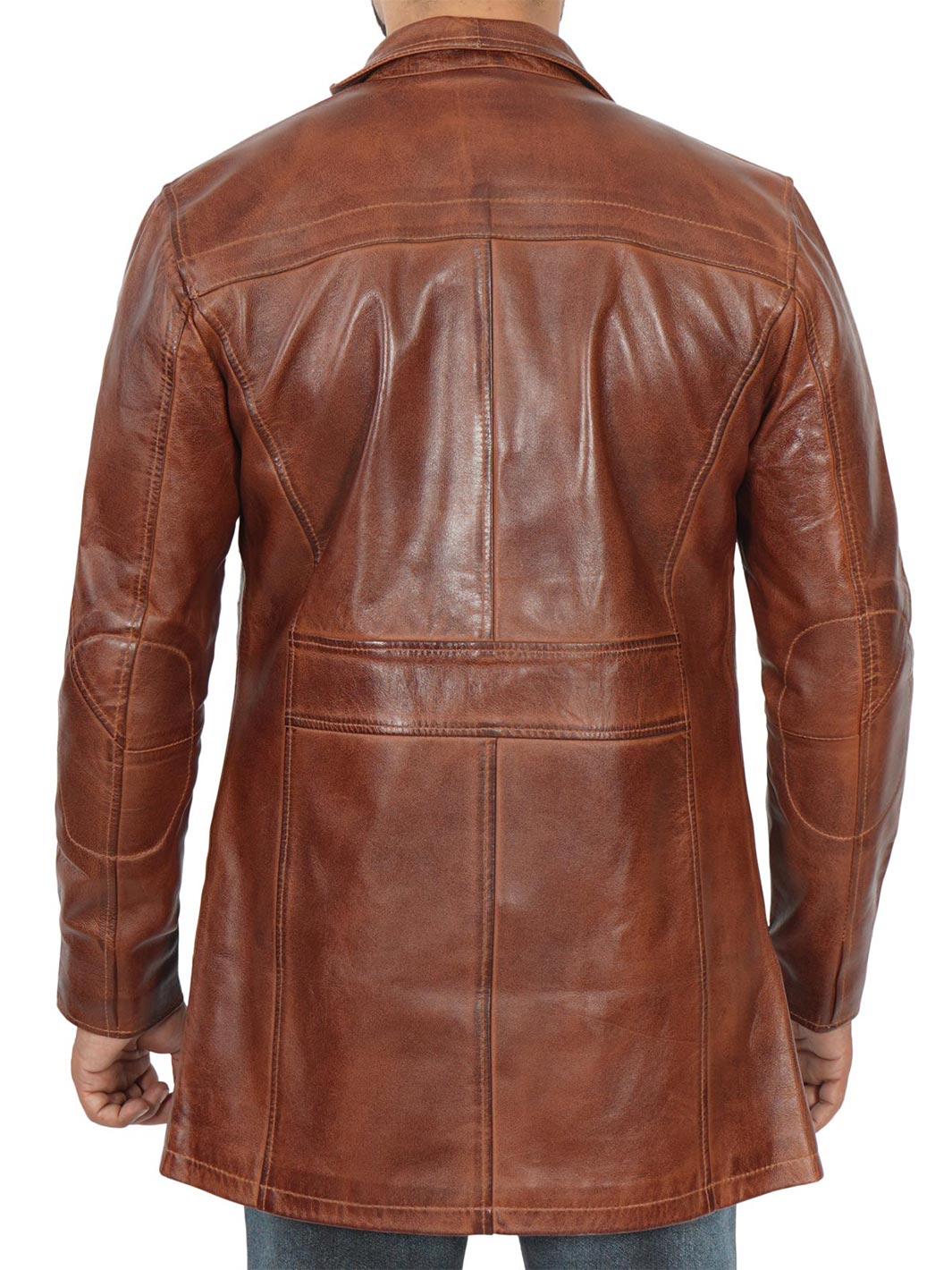 Bristol Cognac Coat For Men