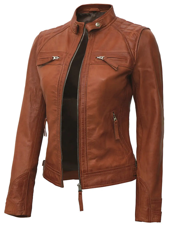 cafe racer leather jacket