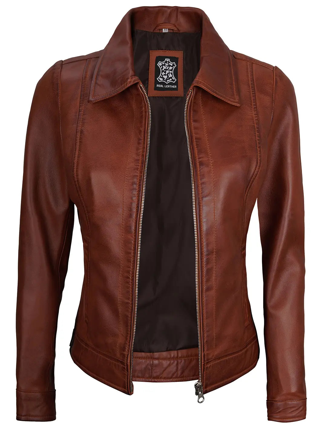 Women leather jacket