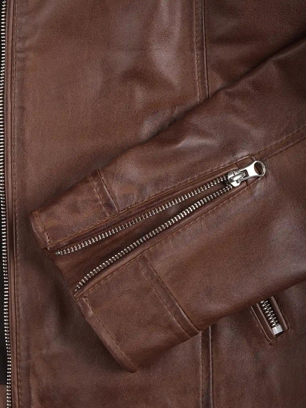 carrie womens leather jacket brown