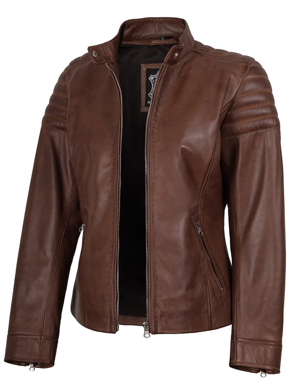 womens brown jacket