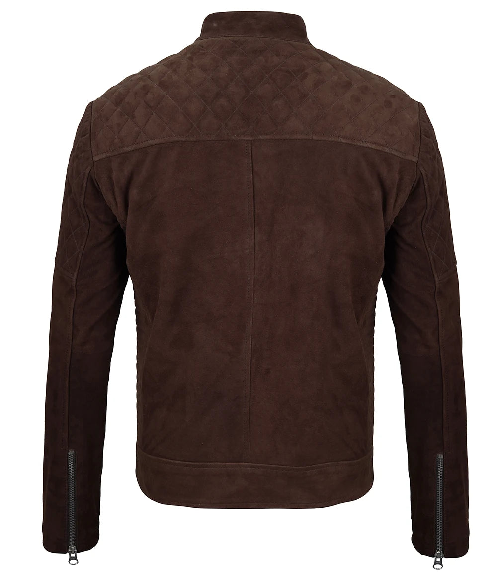 classic mens suede jacket