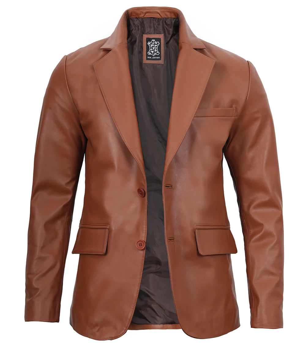 leather jacket brown waxed jacket