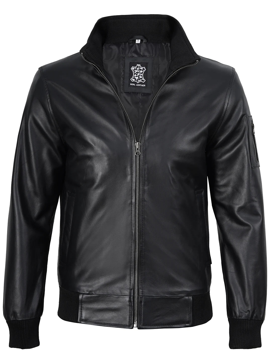 mens cowhide leather jacket
