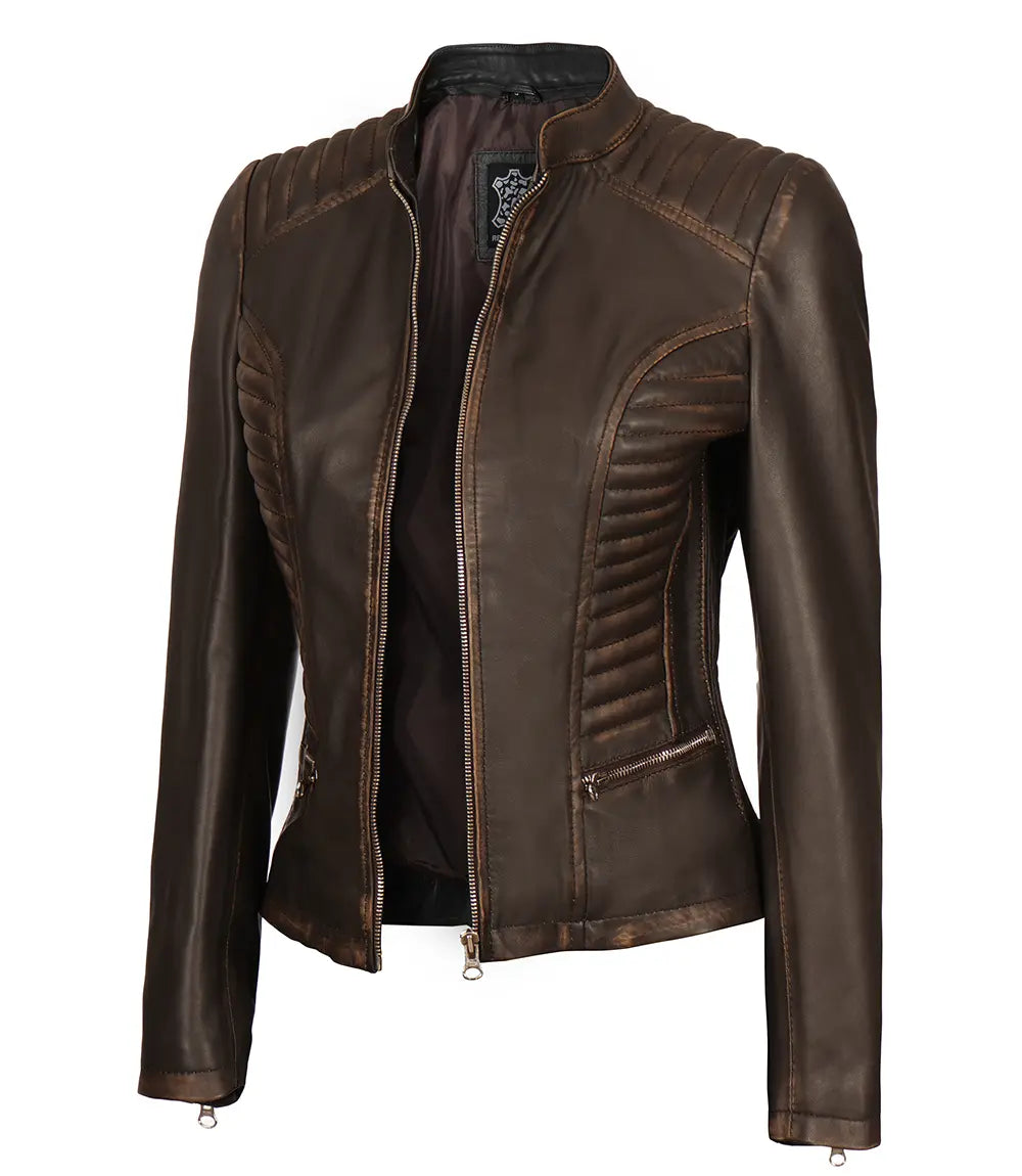 womens ruboff leather jacket