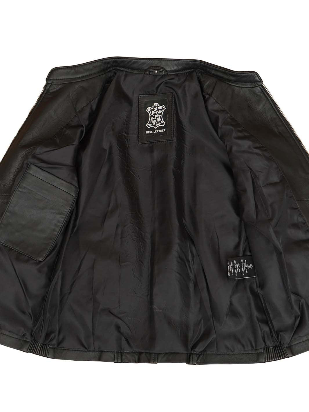 Women's Black Leather Jacket