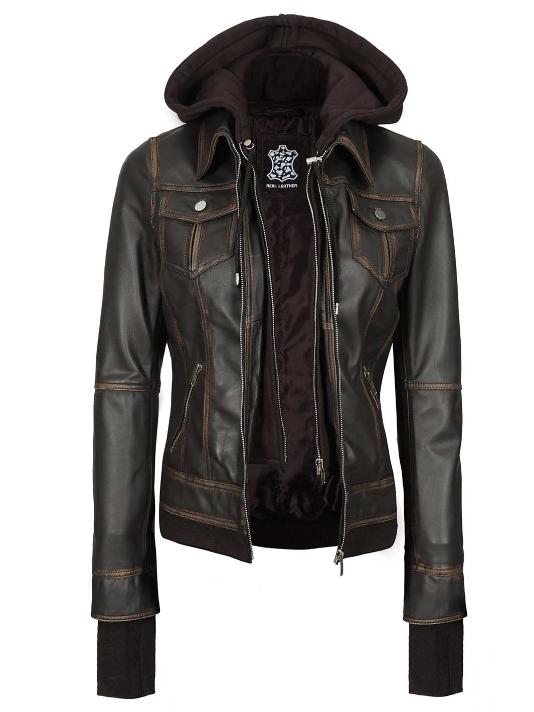 womens leather jacket